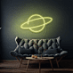 Saturnplanet LED-Neonschild für Gamingzimmer und Wohnzimmer