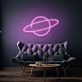 Saturnplanet LED-Neonschild für Gamingzimmer und Wohnzimmer