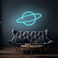 Saturnplanet LED-Neonschild für Gamingzimmer und Wohnzimmer