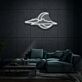 Mond mit Wolken LED-Neonschild für Wohnzimmer oder Schlafzimmer