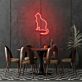 sitzende Katze LED-Neonschild für Schlafzimmer Wohnzimmer