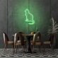 sitzende Katze LED-Neonschild für Schlafzimmer Wohnzimmer