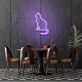 sitzende Katze LED-Neonschild für Schlafzimmer Wohnzimmer