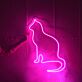 sitzende Katze LED-Neonschild für Schlafzimmer Wohnzimmer