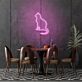 sitzende Katze LED-Neonschild für Schlafzimmer Wohnzimmer