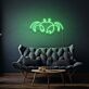 Krabbe LED-Neonschild für Wohnzimmer oder Bar