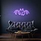 Krabbe LED-Neonschild für Wohnzimmer oder Bar