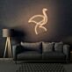 Vogel Silhouette LED-Neonschild für Wohnzimmer oder Büro