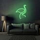 Vogel Silhouette LED-Neonschild für Wohnzimmer oder Büro