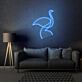 Vogel Silhouette LED-Neonschild für Wohnzimmer oder Büro