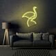Vogel Silhouette LED-Neonschild für Wohnzimmer oder Büro