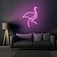 Vogel Silhouette LED-Neonschild für Wohnzimmer oder Büro