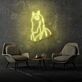 Pferdekopf LED-Neonschild für Wohnzimmer Büro