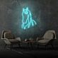 Pferdekopf LED-Neonschild für Wohnzimmer Büro