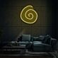 Spirale Symbol LED-Neonschild Wohnzimmer Lounge