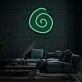 Spirale Symbol LED-Neonschild Wohnzimmer Lounge