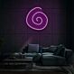 Spirale Symbol LED-Neonschild Wohnzimmer Lounge