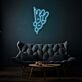 Niedliche Drei Hasen LED Neonschild