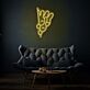 Niedliche Drei Hasen LED Neonschild
