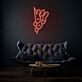 Niedliche Drei Hasen LED Neonschild