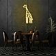 Giraffe LED-Neonschild für Wohnzimmer oder Café
