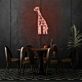 Giraffe LED-Neonschild für Wohnzimmer oder Café
