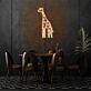 Giraffe LED-Neonschild für Wohnzimmer oder Café