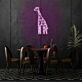 Giraffe LED-Neonschild für Wohnzimmer oder Café