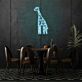 Giraffe LED-Neonschild für Wohnzimmer oder Café