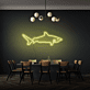 Hai LED-Neonschild für Wohnzimmer oder Bar