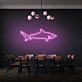 Hai LED-Neonschild für Wohnzimmer oder Bar