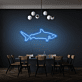 Hai LED-Neonschild für Wohnzimmer oder Bar