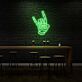 Handzeichen Rock LED-Neonschild für Bar Club