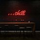 chill LED-Neonschild für Bar und Lounge