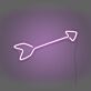 Pfeil LED-Neonschild Wohnzimmer Schlafzimmer