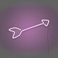 Pfeil LED-Neonschild Wohnzimmer Schlafzimmer