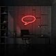 Sprechblase LED-Neonschild Wohnzimmer Büro