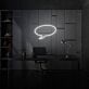 Sprechblase LED-Neonschild Wohnzimmer Büro