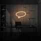 Sprechblase LED-Neonschild Wohnzimmer Büro