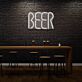 Beer LED Neon Schriftzug als moderne Wanddekoration