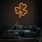 Vierblättriges Kleeblatt LED-Neonschild Wohnzimmer Lounge