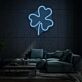 Vierblättriges Kleeblatt LED-Neonschild Wohnzimmer Lounge