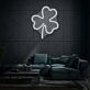 Vierblättriges Kleeblatt LED-Neonschild Wohnzimmer Lounge