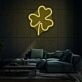 Vierblättriges Kleeblatt LED-Neonschild Wohnzimmer Lounge