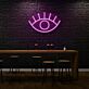 offenes Auge Symbol LED-Neonschild für Bar und Club