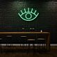 offenes Auge Symbol LED-Neonschild für Bar und Club