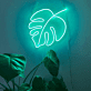 Monstera Blatt LED-Neonschild Wohnzimmer Cafe