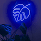 Monstera Blatt LED-Neonschild Wohnzimmer Cafe