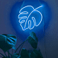 Monstera Blatt LED-Neonschild Wohnzimmer Cafe