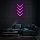 Pfeil nach unten LED-Neonschild Wohnzimmer Lounge